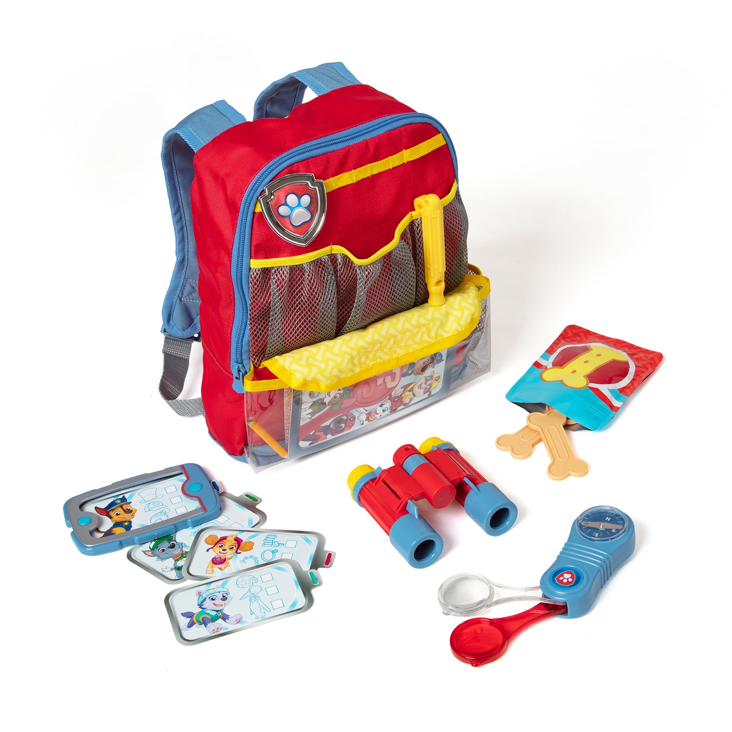 Kid-sized Pup Pack backpack for adventure play
