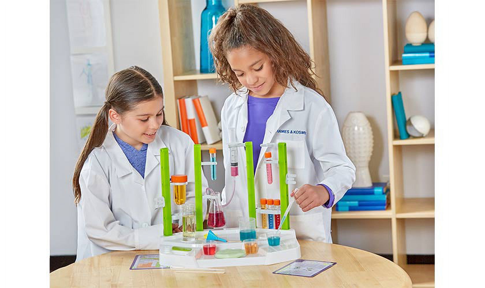 Children exploring fun slime experiments at home
