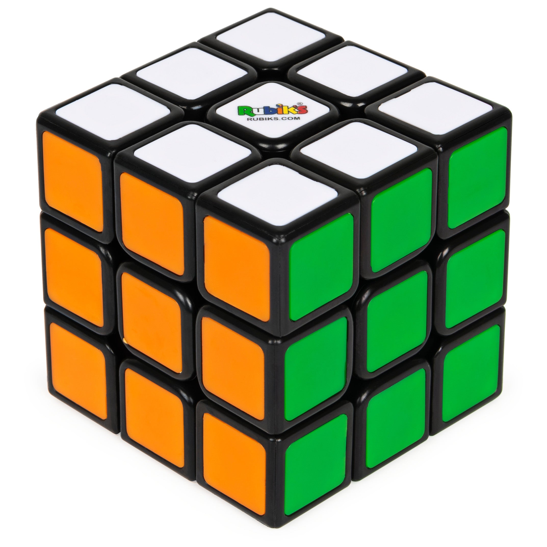 Dimensions of the Rubik’s Cube displayed in a solved position