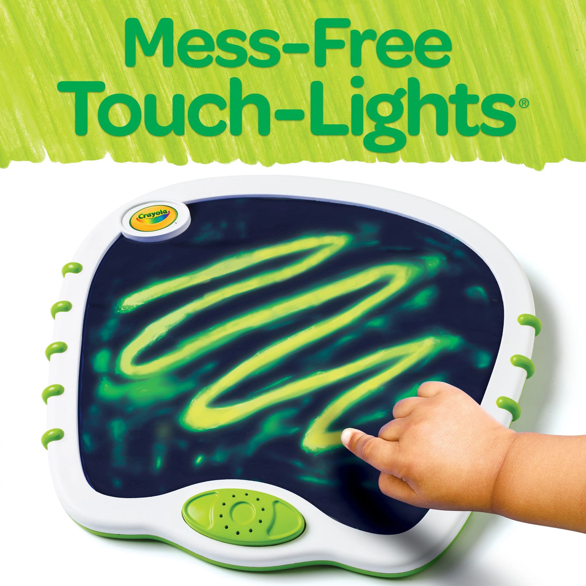 Crayola Touch Lights unit showcasing interactive lights and music.
